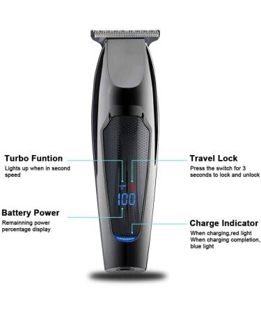 Professional Hair Clippers for Men | Electric Hair Clipper with LCD Display & Oil | Durable Household & Salon Use - Buy Online on GoSupps.com