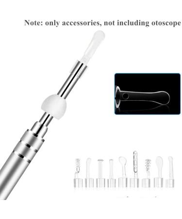 Jiusion 9PCS Metal Ear Spoon Set for Otoscope - Spiral Ear Pick for Adults & Children - Buy Online on GoSupps.com