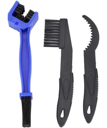3-Piece Bike Cleaning Tool Set for Bicycle Chain, Crank, Sprocket - Double-Sided Brushes Kit - Buy Online on GoSupps.com