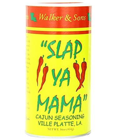 Slap Ya Mama All Natural Cajun Seasoning from Louisiana, Original Blend, MSG Free and Kosher, 16 Ounce, Pack of 2