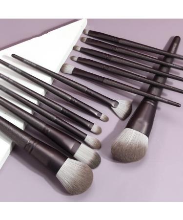 14Pc Makeup Brushes Set - Professional Cosmetic Makeup Tool Kit with Holder for Foundation Blush Eye Shadow & Lip Enhancement - International Shipping Available - Buy Online on GoSupps.com