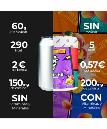  Z ZDRINKS ENERGY Z Drinks - Sugar Free & Powdered Energy Drink - 40 Services - Mango Passion Fruit Flavour - Low Calorie (16 cal) with Vitamins and Minerals - Buy Online on GoSupps.com