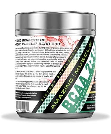 BCAA 2:1:1 Amino Acids Supplement | 6000mg Per Serving | 60 Servings | Watermelon Flavor | International Shipping Available - Buy Online on GoSupps.com