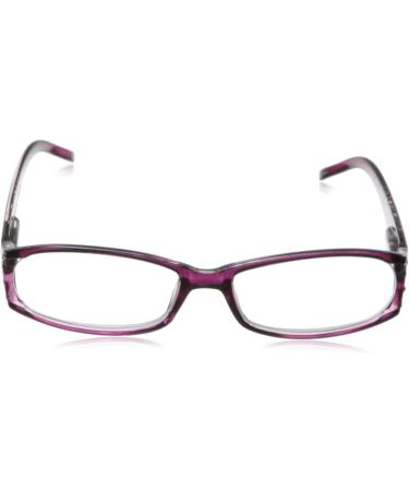 Foster Grant Women's Dazzle 1013275-200.FGU Rectangular Reading Glasses - Purple/Transparent 2.5x | International Shipping Available - Buy Online on GoSupps.com