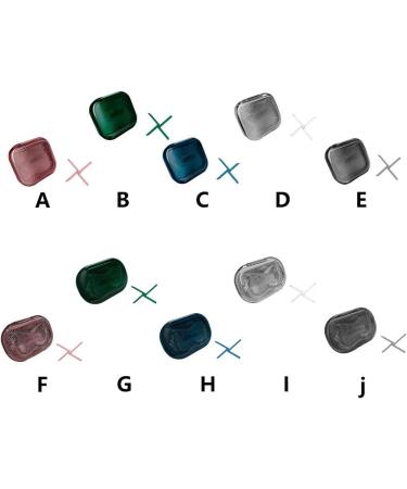 dijiusidy Portable Dental Case Braces Storage Box Seal with Partition Dust-proof Cotton Swab Holder for Travel Home Business Green S S Green - Buy Online on GoSupps.com