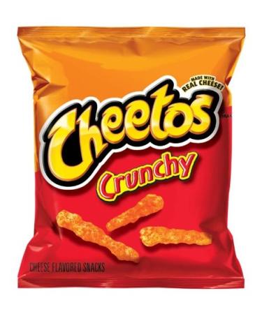 Cheetos Flavored Snacks, Crunchy Cheese, 1.13 Ounce (Pack of 12)