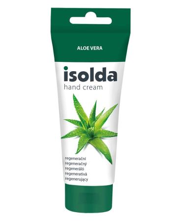 Isolda Hand Cream Aloe Vera with Panthenol 100 ml - regenerative - immediately absorbed care cream Hand Balm Hand Cream (1 piece)