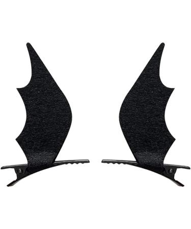 Cute Angel Wings & Bat Hair Clips Set for Halloween Cosplay - 2 Pairs - Buy Online on GoSupps.com