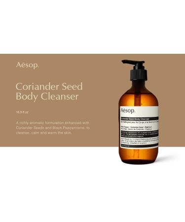 Aesop Coriander Seed Body Cleanser 500ml - Refreshing Body Wash - Buy Online on GoSupps.com