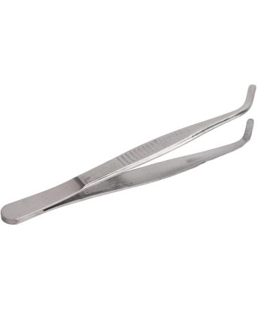 Tweezers Tweezers with Tip 12.5cm Portable Erosion Resistant Easy to Clean Serrated Edge for Bag for Watch Repair (Curved Round Tip) - Buy Online on GoSupps.com