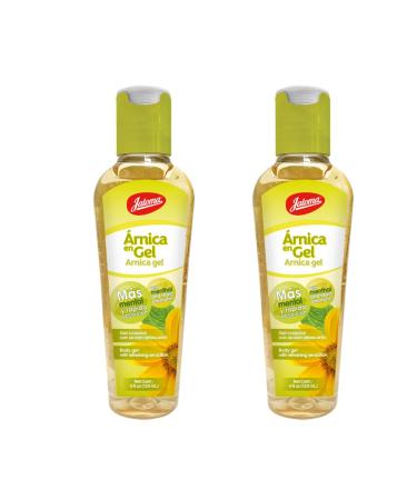 Jaloma Arnica Gel with Menthol Cooling Topical Gel to Soothe Muscle and Joint Discomfort 2 Pack of 4 Fl Oz Each Bottle