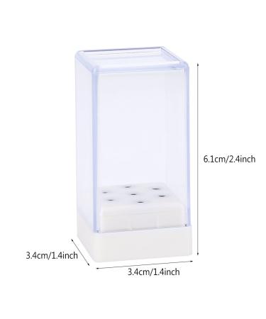 7 Big Holes Storage Organizer Box for Nail Tools | Display & Organize Nail Polishing & Drilling Heads | Essential At-Home Nail Grinding Accessories - Buy Online on GoSupps.com