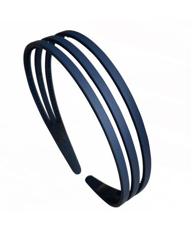 Set of 6 Thin Plastic Headbands - Tooth Fashion Solid Hair Accessories for Girls and Women - Buy Online on GoSupps.com