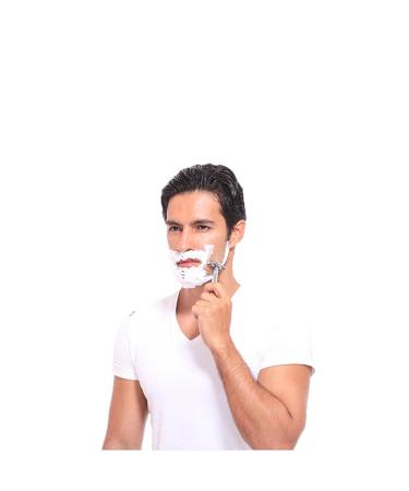 Premium Adjustable Safety Razor for Men & Women - Butterfly Opening 6-Gang Alloy Wet Razor with Leather Case & 5 Blades for Gentle Shaving - Buy Online on GoSupps.com