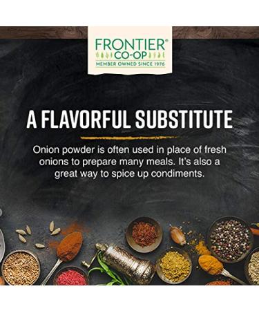 Frontier Co-op White Onion Powder Organic | Kosher Certified | 1 lb Bulk Bag - Buy Online on GoSupps.com