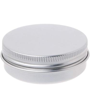 GUMEI 5-120ml Empty Aluminum Cosmetic Pot | Silver Tin Container with Lid - Ideal for Travel & Storage - Buy Online on GoSupps.com
