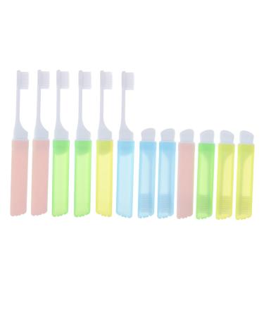 minkissy 12 x travel toothbrushes oral care PP manual (possibly not in German)