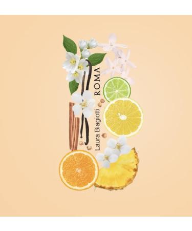 Laura Biagiotti Roma for Women - Sweet and Elegant Scent - Opens with Pink Grapefruit and Black Currant - Unleashes Delicate and Timeless Sensuality - Perfect for Date Night - 3.3 oz EDT Spray 3.4 Fl Oz (Pack of 1) - Buy Online on GoSupps.com