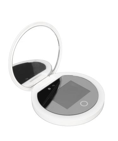 Sunscreen Testing UV Mirror Sunscreen Testing Camera with Light 2X Magnification Travel Makeup 3.5in Pocket UV Camera Checking Sunscreen for Face Portable Mirror for Sunscreen Test Travel Mirrors