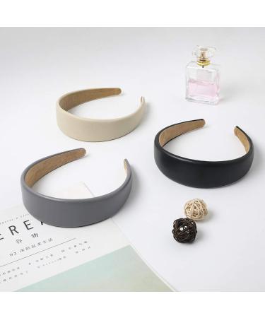 Leather Wide Headbands for Women - Fashionable Hair Accessories for Girls - Buy Online on GoSupps.com