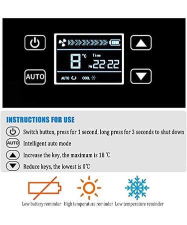 Portable Insulin Cooler HD Display Electric Medicine Travel Cooler Box Constant Temperature 2-8 for Diabetes and Other Diabetic Supplies (Color : 2batteries) - Buy Online on GoSupps.com