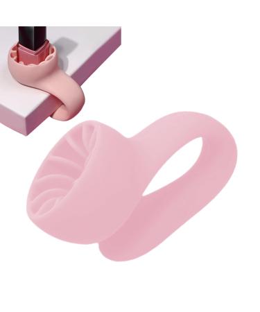 Nail Polish Holder Wearable Anti-Spill Nail Polish Holder - Strong Grip Airlock Suction Silicone Nail Polish Bottle Holder Tools Accessories Sakura Powder