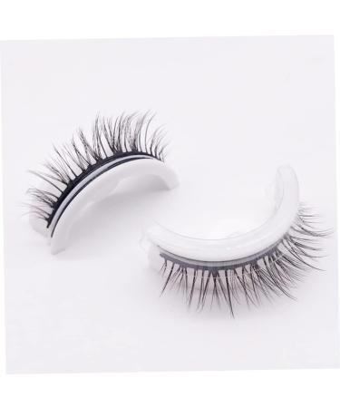 Buy Self Adhesive Waterproof Fake Eyelashes - Reusable Natural Fluffy Lashes (2 Pairs) - Shop Now - Buy Online on GoSupps.com