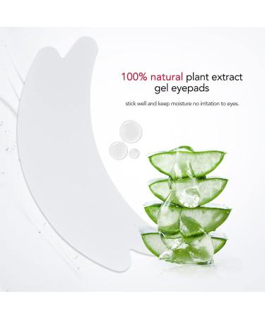 Lunamoon Hydrogel Eye Pads for Eyelash Extensions - 50 Pairs Butterfly Pink | Ideal for Lifting Coloring & Care - Buy Online on GoSupps.com