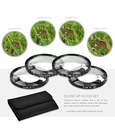 77mm 7 Piece Filter Set for Nikon 300mm f/4E - 3 PC UV-CPL-FLD Kit + 4 PC Close Up Filters - Buy Online on GoSupps.com