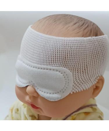 Baby Mesh Sleep Mask - Light Blocking Eye Patch for Newborns - Adjustable Elastic Strap - Irradiation Free - Buy Online on GoSupps.com