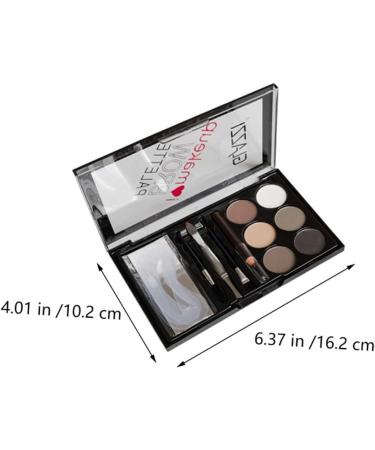 WOONEKY 1 Set Eyebrow Powder Set Eyebrow Cosmetics Accessory Natural Eyebrow Powder Abs - Buy Online on GoSupps.com