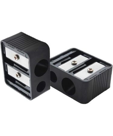 Buy Lujiaoshout Professional Cosmetic Pencil Sharpener - Double Holes for Eyebrow Lip Liner & Eyeliner | Ideal for School & Office Supplies - Fast International Shipping - Buy Online on GoSupps.com
