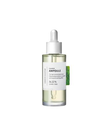 Green Salvia Calming Ampoule - Hydrating Face Moisturizer for Balances Oil Soothes Irritation and Redness Vegan and Cruelty Free Korean Serum From Farm to Your Face (50ml)