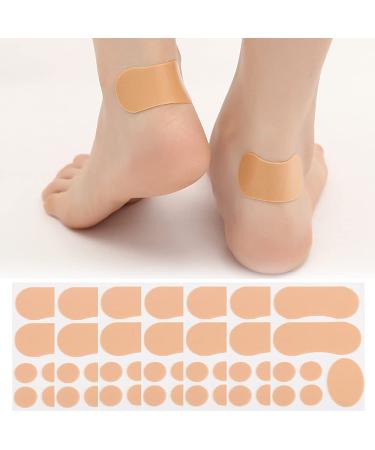10 Sheets Moleskin for Feet Foot Care Tape Waterproof Adhesive Foam Blister Prevention Patches Moleskin Tape Pad for Chafing Blister Prevention