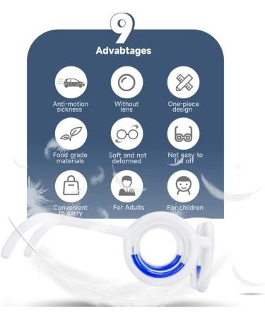 QYLPZ Motion Sickness Glasses - Nausea Relief for Car, Air, and Sea Sickness in Kids and Adults - Buy Online on GoSupps.com