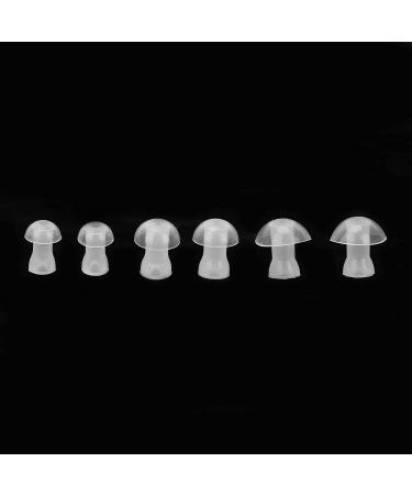 6 Pack Silicone Hearing Aid Ear Plugs - Universal Size Replacement Buds (L/M/S) for Comfort & Enhanced Hearing - Buy Online on GoSupps.com