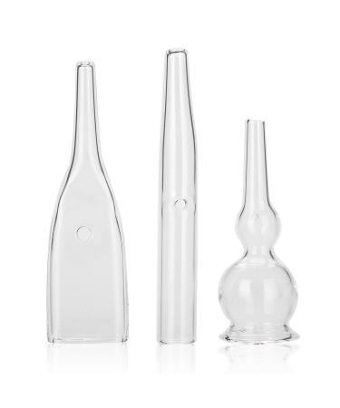 3pcs Vacuum Glass Tube Kit  Blackhead Removal Facial Suction Pore Vacuum Cleaner for Face Cleanser Blackhead Removal Machine Microdermabrasion Machine Accessories - Buy Online on GoSupps.com