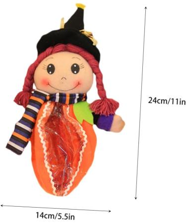 Healeved 6 Pcs Candy Bag Sheer Gift Bags Kids Gift Pouch Bags Candy Packing Bag Candy Packaging Pouch Bags for Sweets Pumpkin Treat Bags Sheer Bags Package Bag Statue Halloween Child Cloth - Buy Online on GoSupps.com