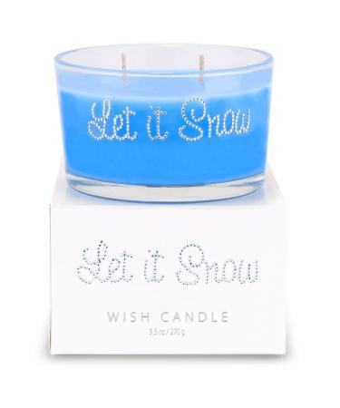 Primal Elements Wish Candle Let It Snow 9.5 Ounce