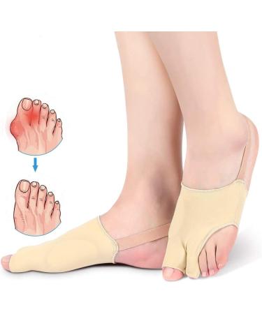 Bunion Corrector Bunion Corrector Big Toe Straighteners with Separator Suitable for Hallux Valgus Separation of Toes Unique Heel Strap Design Prevents Falling Off M