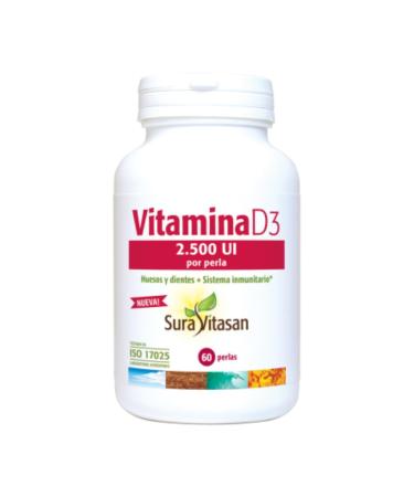 SURA VITASAN Vitamin D3 2500 IU 60 pearls SuraVitasan