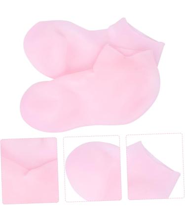 Healeved 3 Pairs Protective Socks Spa Moisture Socks Moisturizing Gel Socks Moisturizing Socks Exfoliating Cotton Socks for Moisturising Feet Treatment Pink Foot Sebs Women's Heel Socks - Buy Online on GoSupps.com
