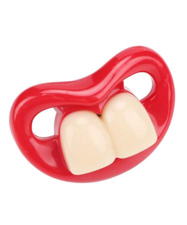 Baby funny fake pacifier food-real silicone-anti-pacifier pacifier cute teeth pacifiers for newborns over 3 months (4 two teeth)