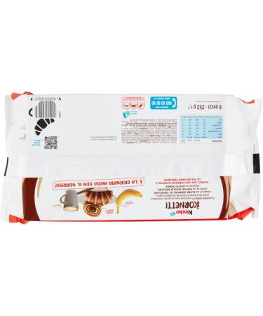  Italian Gourmet E.R. Ferrero Children's Cornetti Cioccolato Cornetti Chocolate Stuffed Set of 3 Pack of 252 g Each Pack Contains 6 Croissants + Italian Gourmet Polpa 400 g - Buy Online on GoSupps.com