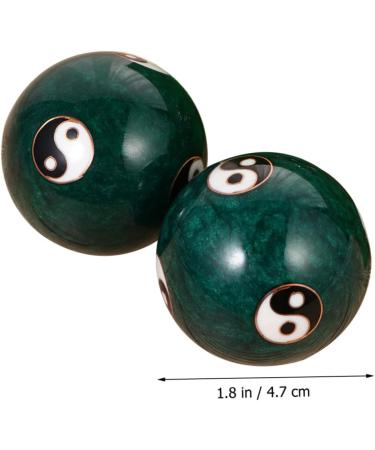 Frcolor Chinese Massage Balls - Marble Baoding Balls for Health & Fitness | Body Massage Therapy & Hand Gymnasium - Buy Online on GoSupps.com