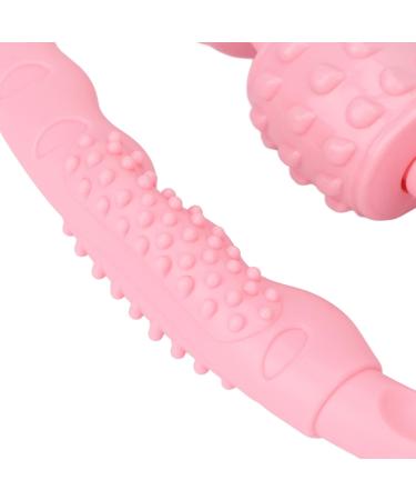 Leg Massage Roller - 7-Wheel Deep Tissue Muscle Roller for Sore Muscle Relief | Versatile Trigger Point Massage Tool for Legs Arms Neck & Waist - Buy Online on GoSupps.com