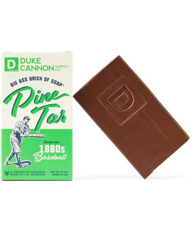 Duke Cannon Supply Co. Big Ass Brick of Soap - Pine Tar (10 oz) | Masculine Scent | All Skin Types - Buy Online on GoSupps.com