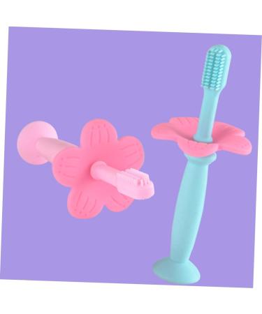 Minkissy 3-Pack Silicone Toothbrushes for Children - All-Round Soft Mouthpiece Baby Toothbrushes for Gentle Cleaning - Buy Online on GoSupps.com