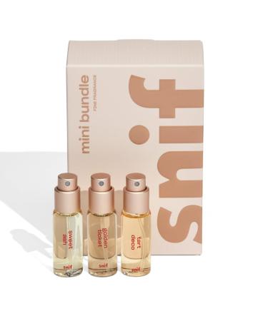 Snif Mini Bundle Perfume Sweet Ash Tart Deco Golden Ticket Cologne for Men and Women Long Lasting Fine Fragrance Non-Toxic 3 pack Tart Deco Sweet Ash Golden Ticket - Buy Online on GoSupps.com