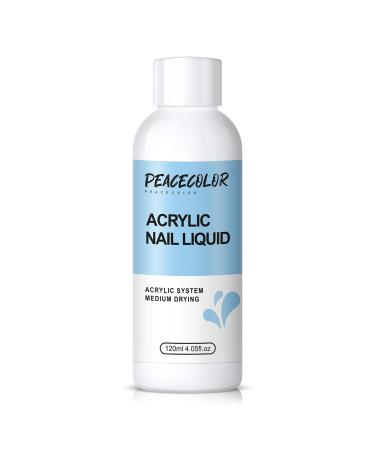 PEACECOLOR Manicure Kit Acrylic Liquid Nail 120ML Professional Acrylic Liquid Monomer MMA PB01-011